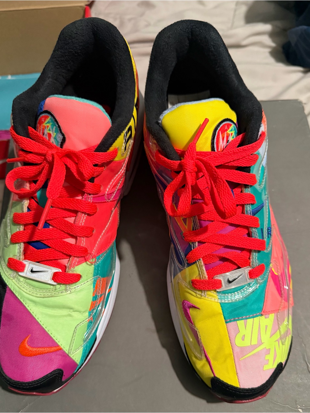 2019 Atmos X Nike Air Max 2 Light Qs Logos// Representing The 90s